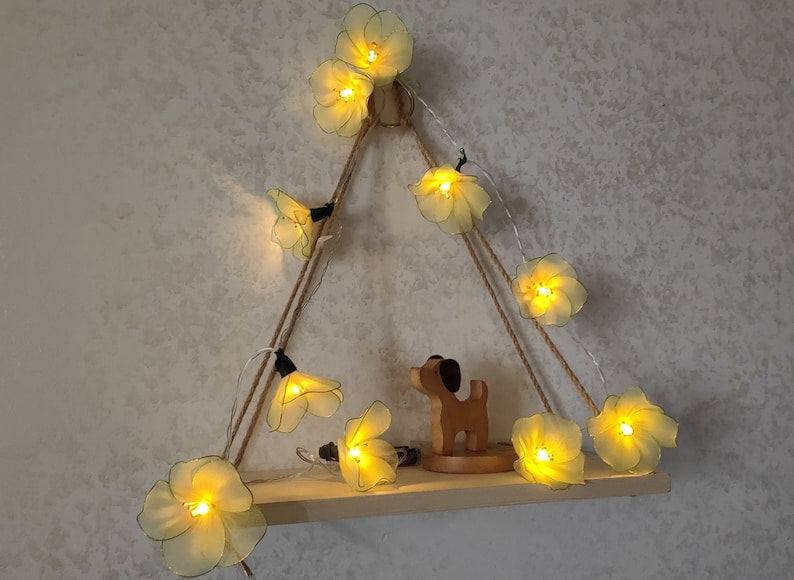 LED-Kirschblüten-Lichterkette, romantische Blumen-Lichterkette, geeignet für Schlafzimmerdekoration, Hochzeitsatmosphäre und Schaufensterdekoration