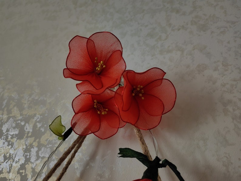 LED-Kirschblüten-Lichterkette, romantische Blumen-Lichterkette, geeignet für Schlafzimmerdekoration, Hochzeitsatmosphäre und Schaufensterdekoration