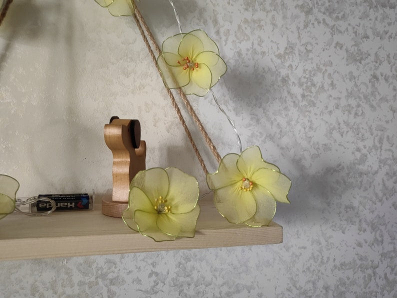 LED-Kirschblüten-Lichterkette, romantische Blumen-Lichterkette, geeignet für Schlafzimmerdekoration, Hochzeitsatmosphäre und Schaufensterdekoration