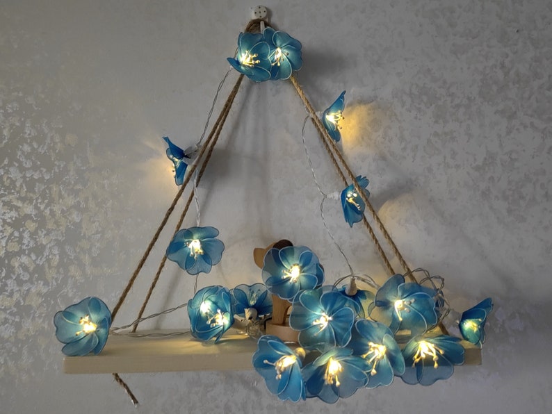 LED-Kirschblüten-Lichterkette, romantische Blumen-Lichterkette, geeignet für Schlafzimmerdekoration, Hochzeitsatmosphäre und Schaufensterdekoration