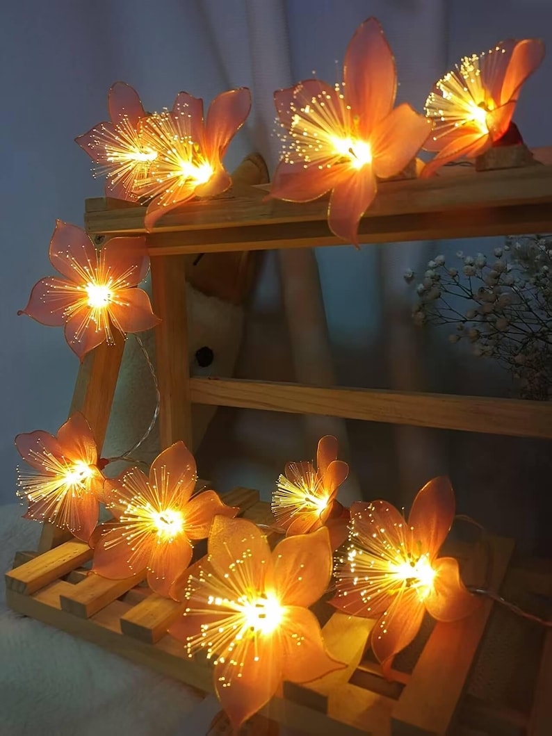 LED-Lichterkette mit rosa Kirschblüten, Kirschblüten-Lichterkette, geeignet für Schlafzimmer, Hochzeit, Party, Fensterdekoration, Geschenk für Freundinnen