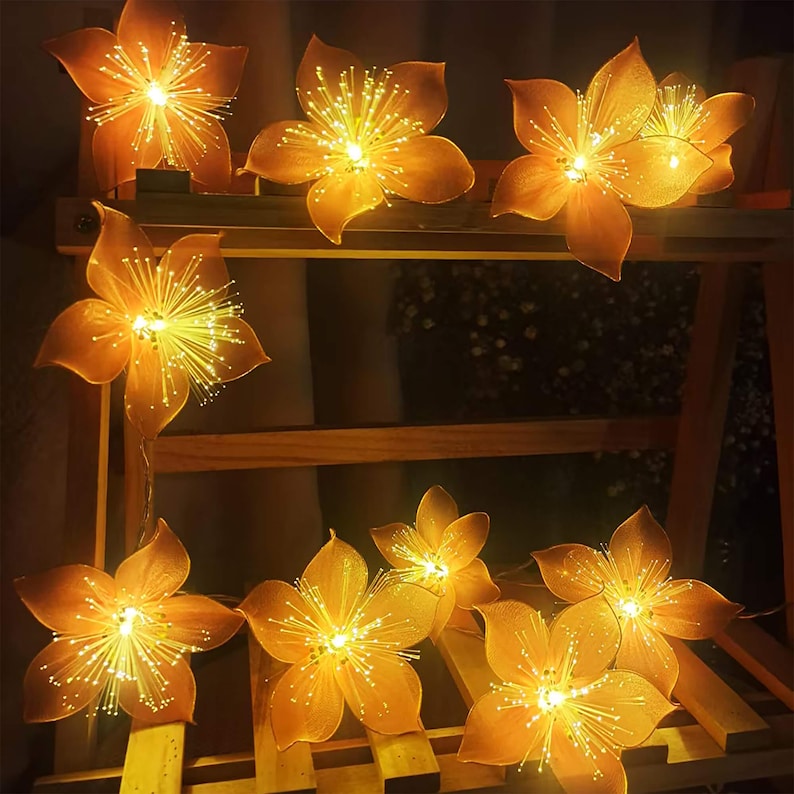 LED-Lichterkette mit rosa Kirschblüten, Kirschblüten-Lichterkette, geeignet für Schlafzimmer, Hochzeit, Party, Fensterdekoration, Geschenk für Freundinnen