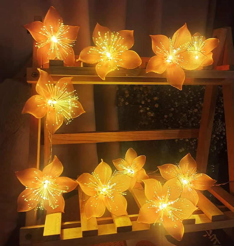 LED-Lichterkette mit rosa Kirschblüten, Kirschblüten-Lichterkette, geeignet für Schlafzimmer, Hochzeit, Party, Fensterdekoration, Geschenk für Freundinnen