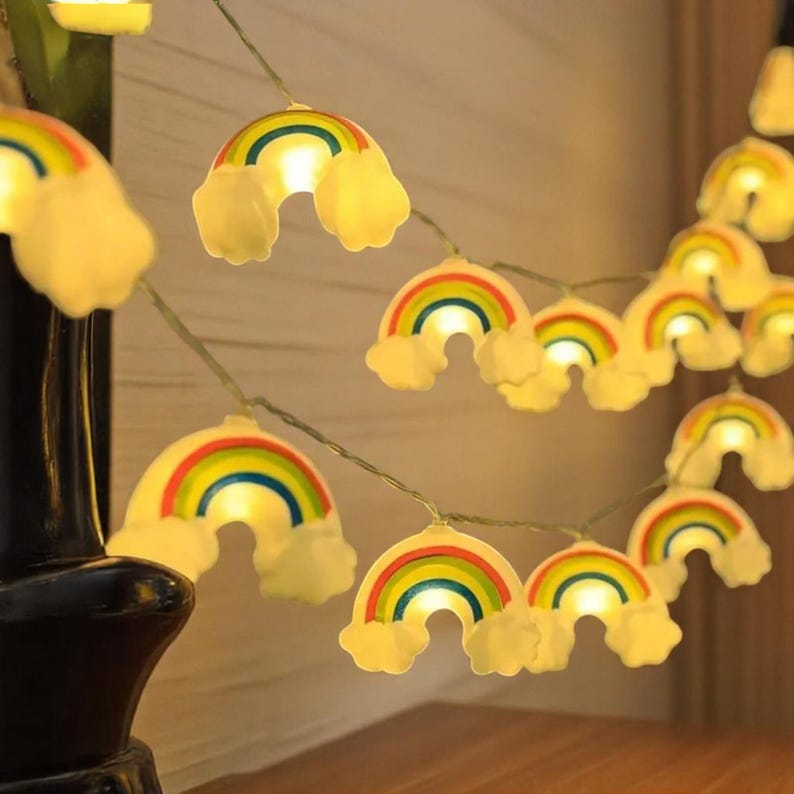 Sternförmige LED-Lichterkette, geeignet für Valentinstag, Partys und als Heimdekoration.
