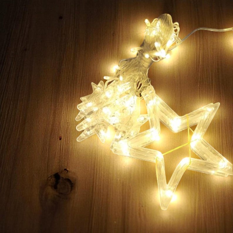 3,5 m 138 LED Eiszapfen Sternenlicht Lichterkette, Lichterkette für den Außenbereich, geeignet für Hochzeit, Garten, Festivaldekoration